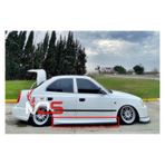 Hyundai Accent Admire Aero Marşpiyel Sağ Sol Takım Fiberglass Boyasız