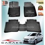 Hyundai Accent Blue 2011-2019 Seti 3D Havuzlu Paspas