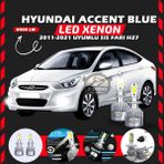 Hyundai Accent Blue 2011-2021 Sis Farı Uyumlu Şimşek Etkili LED Xenon Performance Series H27
