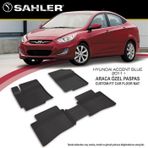 Hyundai Accent Blue 2011 Sonrası 3D Havuzlu Paspas
