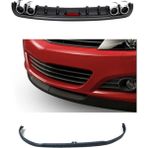 Hyundai Accent Blue 2011 Sonrası Universal Siyah Difüzör Ve 2 Parça Lip Siyah Ön Tampon Eki Set