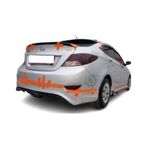 Hyundai Accent Blue Arka Tampon Eki -podiumgarage-