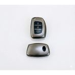 Hyundai Accent Blue İ20 - İ30 - İX35 Uyumlu Smart 3 Buton Silikon Oto Anahtar Kumanda Kabı Kılıf Füm