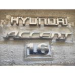 Hyundai Accent Era 2006-2010 1.6 Bagaj Arması Yazısı 3’lü Set Uyumlu Aksesuar