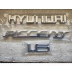 Hyundai Accent Era 2006-2010 1.6 Bagaj Yazısı 3’lü Set | Çift Taraflı Bantlı | Oto Aksesuar