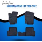 Hyundaı Accent Era 2006-2012 3D Carbonline Araca Özel Paspas - Siyah