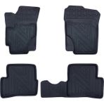 Hyundai Accent Era 2006-2012 Premium Seri Araca Özel 3D Havuzlu Oto Paspas - Siyah