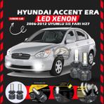 Hyundai Accent Era 2006-2012 Sis Farı Uyumlu Şimşek Etkili LED Xenon Premium Series H27