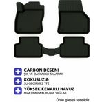 Hyundai Accent Era 2012 Carbon Desen Havuzlu Paspas | Kaymaz & Koku Yapmaz