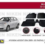 Hyundai Accent Era Havuzlu 3d Paspas Niken Siyah 2005-sonrası