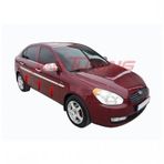 Hyundai Accent Era Krom Kapı Çıtası Takımı Paslanmaz Çelik