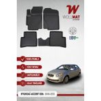 Hyundai Accent Era Paspas 2006 2012 Arası 3D Havuzlu Paspas Seti - Siyah