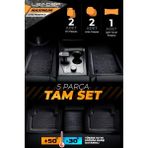 Hyundai Accent Era Uyumlu Universal Kesilebilir 4d Havuzlu Paspas Renk Siyah