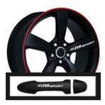Hyundai Bayon İçin Uyumlu Aksesuar Oto Kapı Kolu/jant Sticker 10 Adet 10 1,5 Cm