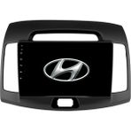 Hyundaı Elantra 9"inch Android 14 Multimedya Sistemi 4-64 Navimex (2006-2009) - Şeffaf