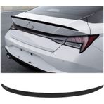 Hyundai elantra bagaj üstü spoiler pianoblack boyalı 2021+