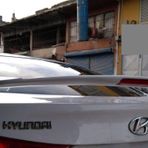 Hyundai Elantra Uyumlu 2011-2015 Işıklı Spoiler Boyalı
