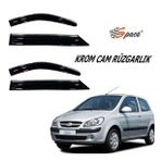 Hyundai Getz 2002 4'lü Kromlu Cam Rüzgarlığı A+ Yeni Dizayn