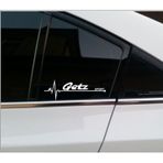 Hyundai Getz Napız Kalp Kelebek Cam için Sticker Yapıştırma
