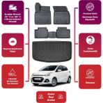 Hyundai I10 2019 Model Bagaj Havuzu+4d Araca Özel Havuzlu Paspas Takımıı Maxii - Siyah