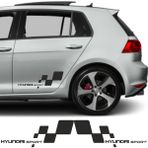 Hyundai I10 Için Uyumlu Aksesuar Yan Sport 56*26 - Siyah - Standart