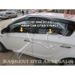 Hyundai İ20 2008-2014 Paslanmaz Çelik 4 Parça Krom Cam Çıtası