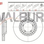 Hyundai I20 2013/2014 256X21X62,3X47 Ön Fren Diski