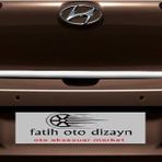 Hyundai İ20 2015-2018 Krom Bagaj Alt Çıtası