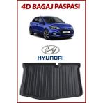 Hyundai I20 2019 Model 4D Bagaj Havuzu Araca Özel Uyumlu Su Geçirmez Kauçuk Malzeme - Siyah