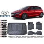 Hyundai I20 2020 Model Bagaj Havuzu Araca Özel Siyah Kokusuz Havuzlu Paspas Takımı