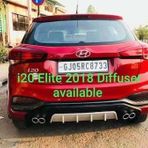 Hyundai i20 difüzör arka tampon dört çıkış egzoz 2018+