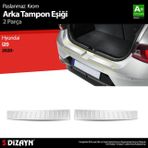 Hyundai i20 Krom Arka Tampon Eşiği 2 Prç. 2020 Üzeri