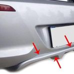 Hyundai I20 Uyumlu Arka Orta Tampon (Difuzor) Fiber 2012-2014
