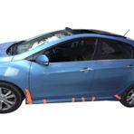 Hyundai I30 2011 - 2016 Custom Yan Marşpiyel Seti (Plastik)