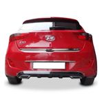 Hyundai İ30 (2011-2016) Egzos Görünümlü Arka Tampon Eki - Difüzör (plastik)
