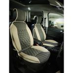 Hyundai İ30 Eski Lüx Oto Koltuk Minderi Ön Arka 5'li Set ELEGANCE Serisi KOYU BEJ