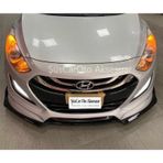 Hyundai i30 Esnek 3 Parça ABS Lip Piano Black Flaplı Kanatlı