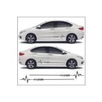 Hyundai ile Uyumlu I30 İçin uyumlu Aksesuar Yan Şerit Oto Ritim sticker