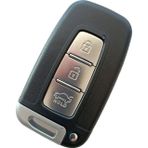 Hyundai Ix35 Santa Fe Sonata Elantra 3 Tuşlu Logolu Smart Anahtar Kumanda Kabı Oto Anahtarlık