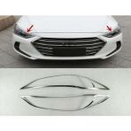Hyundai Ix35 Uyumlu 2010 Sonrası Ön Far Kaplama ABS Krom Parça