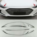 Hyundai Ix35 Uyumlu 2010 Sonrası Ön Far Kaplama Abs(Plastik) Krom