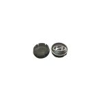Hyundai Jant Göbeği 58-55Mm Black-Silver 4'Lü Takım