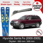 Hyundai Santa Fe RBW 2000-2005 Muz Silecek Takımı
