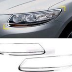 Hyundai Santa Uyumlu Fe 2006 2012 Ön Far Kaplama Abs Krom Parça