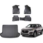 Hyundai Tucson 2015-2020 3D Havuzlu Paspas ve Bagaj Havuzu Set Siyah