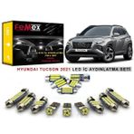 Hyundai Tucson 2021 Sonrası Cam Tavanlı Model Led İç Aydınlatma Ampul Seti Femex Parlak Beyaz
