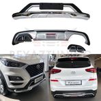 Hyundai Tucson Ön Arka Tampon Koruma Difüzör 2018-2019-2020-2021