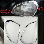 Hyundai Tucson Uyumlu 2004 2014 Ön Far Kaplama Abs Krom Parça
