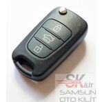 Hyundai Uyumlu Accent i20 i30 ix35 Kumanda Kabı Anahtar Kabı Logolu