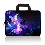HYUTOTA Evrensel 7-9 İnç Çocuk Tablet Kılıfı, Taşınabilir Neopren Taşıma Çantası 7 inç 8 inç 8,5 inç 8,9 inç 8,9 inç 9 inç Apple iPad Mini, Samsung Galaxy Tab, Google, HP, Acer, ASUS (Renkli Kelebek)